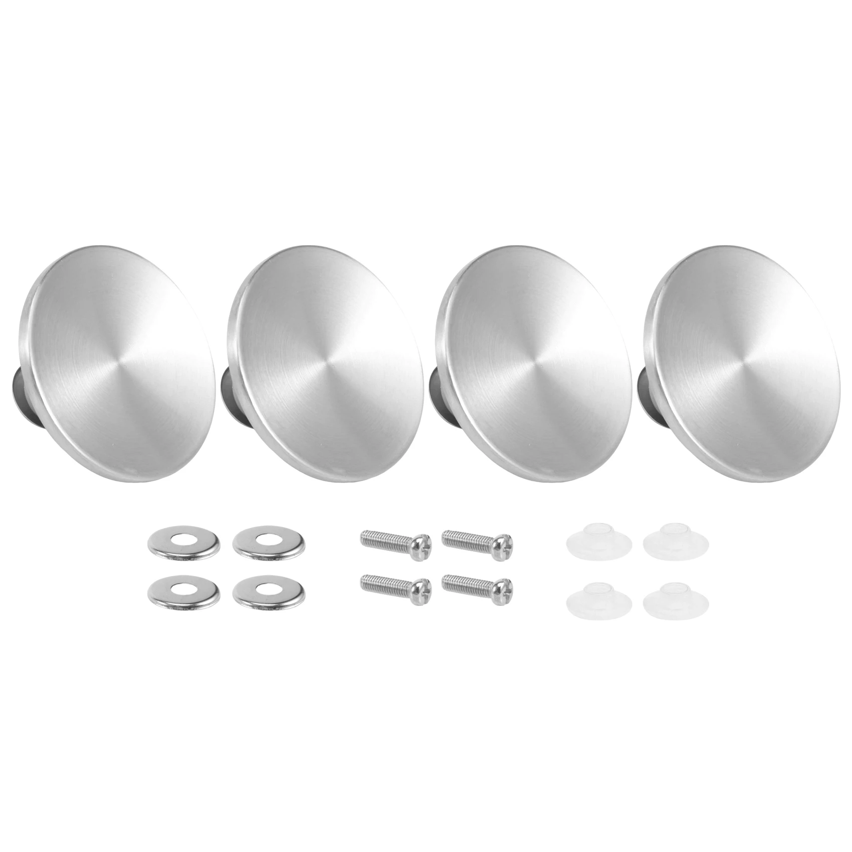 스테인리스 스틸 교체 손잡이, 더치오븐 손잡이, 냄비 뚜껑 손잡이, 르 크루제, 알디, 로지, 네덜란드 에나멜, 4 세트