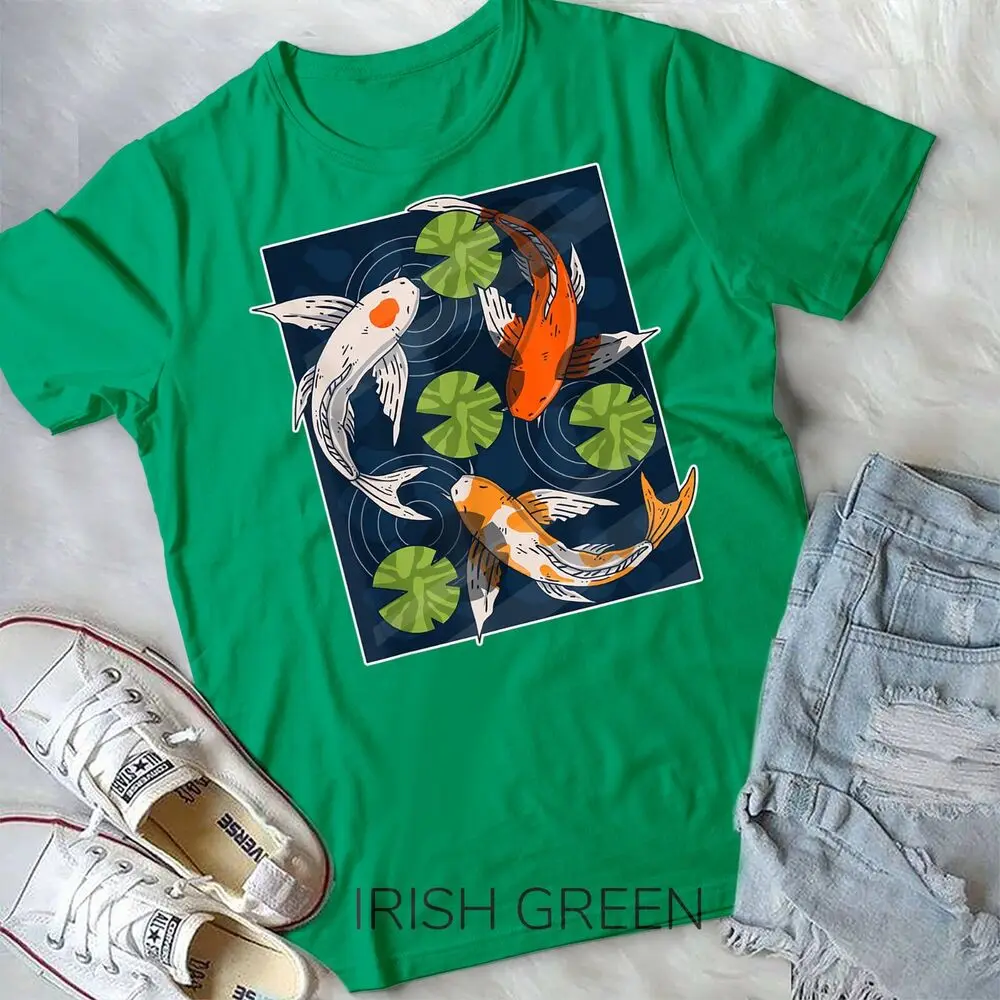 Koi Fish Lover Asian Japanese Carp Water Pond Animal Pet T-Shirt Unisex T-shirt