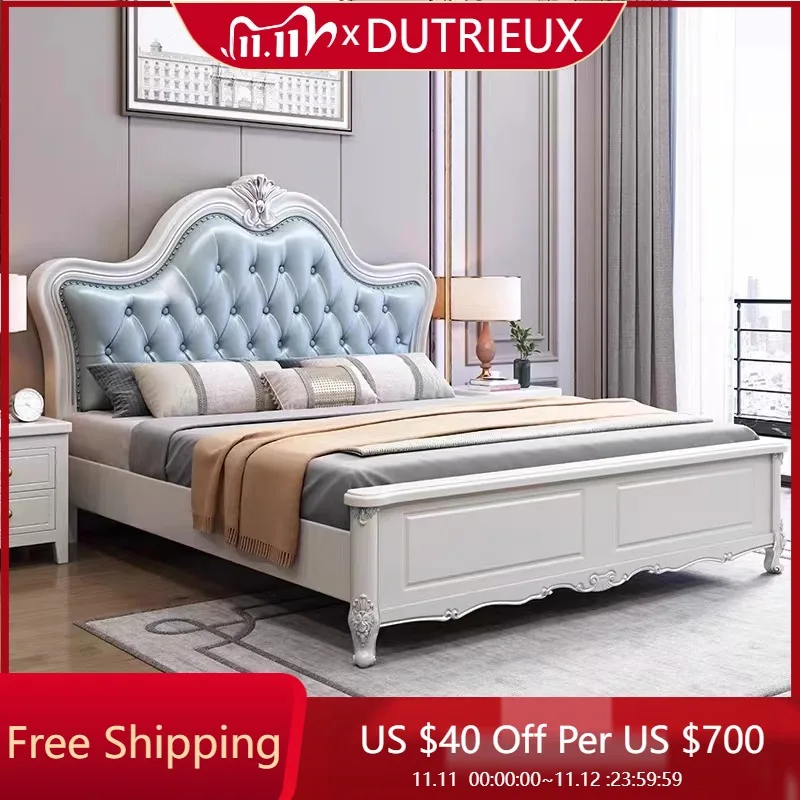 

Confortable Aesthetics Bed Modern Minimalist Fashionable Master Bedroom Bed Twin High Quality Cama De Casal Bedroom Furniture