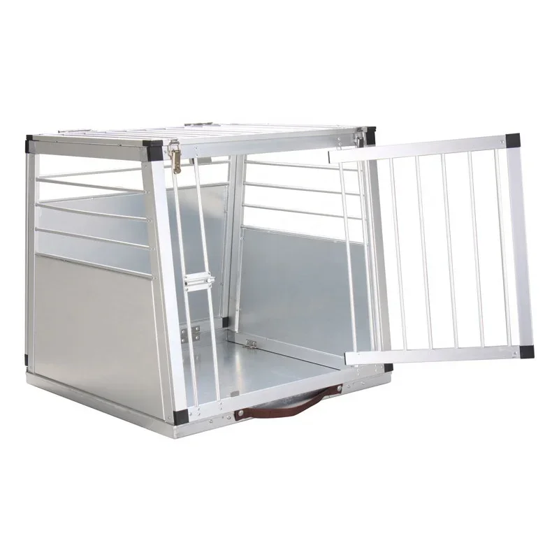 

Dog box Light weight pet transport aluminium car cage travelling truck Vehicle carry dog box