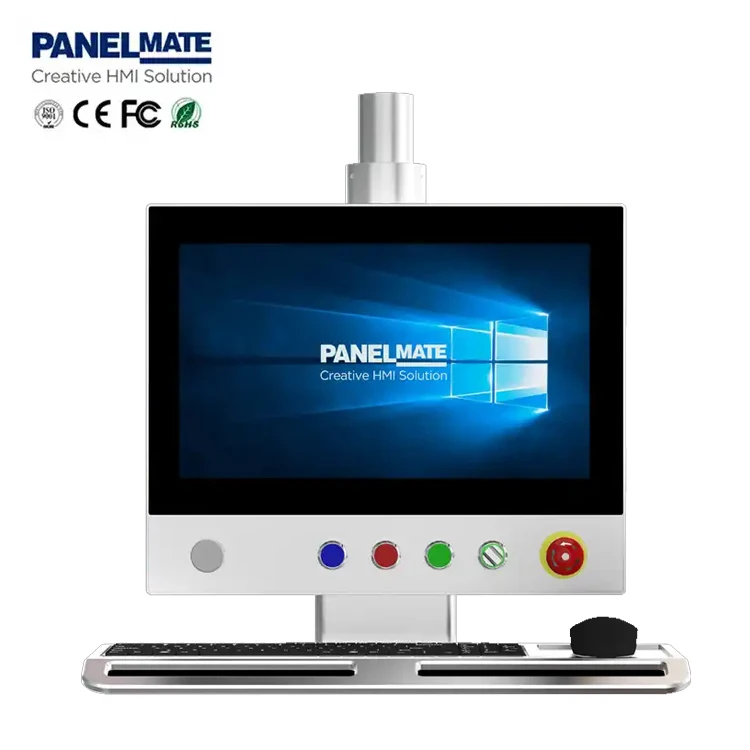 

PANELMATE 15.6 Inch Supported Arm System Control 11th I3 I5 I7 Tempered Glass Screen Control Panel PC