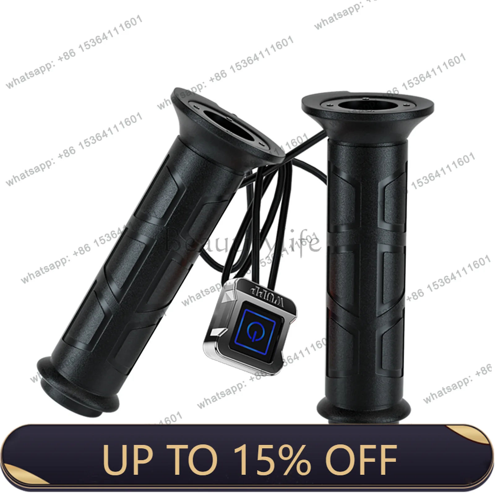 LX cross-border intelligent three-speed beach car modified electric heating and temperature control handle aluminum alloy