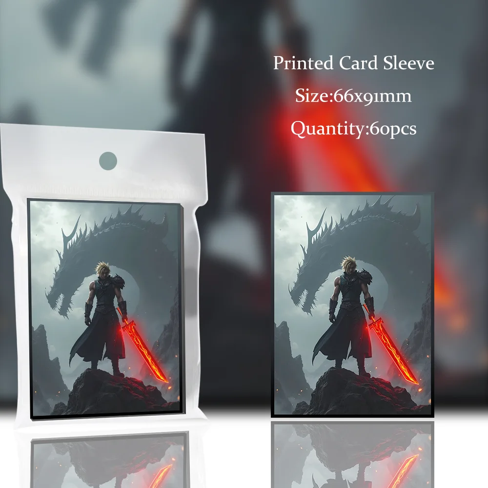 

60PCS 66x91mm Anime Art Card Sleeves Claude Series Theme Premium Trading Card Protectors for TCG MTG PTCG Sports Cards