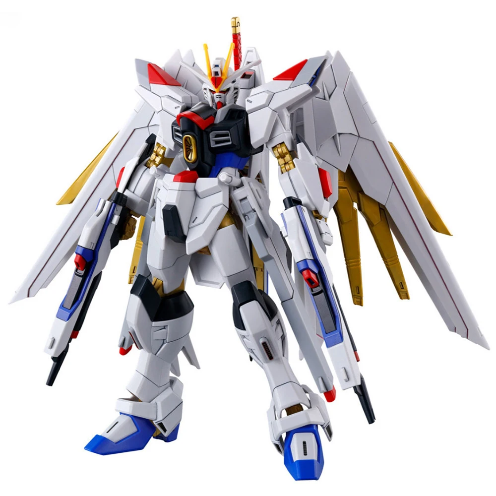 In Stock Bandai HGUC 1/144 ZGMF/A-262DP-P Mighty Strike Freedom Gundam Nice Collectible Assembling Figure Model Toys