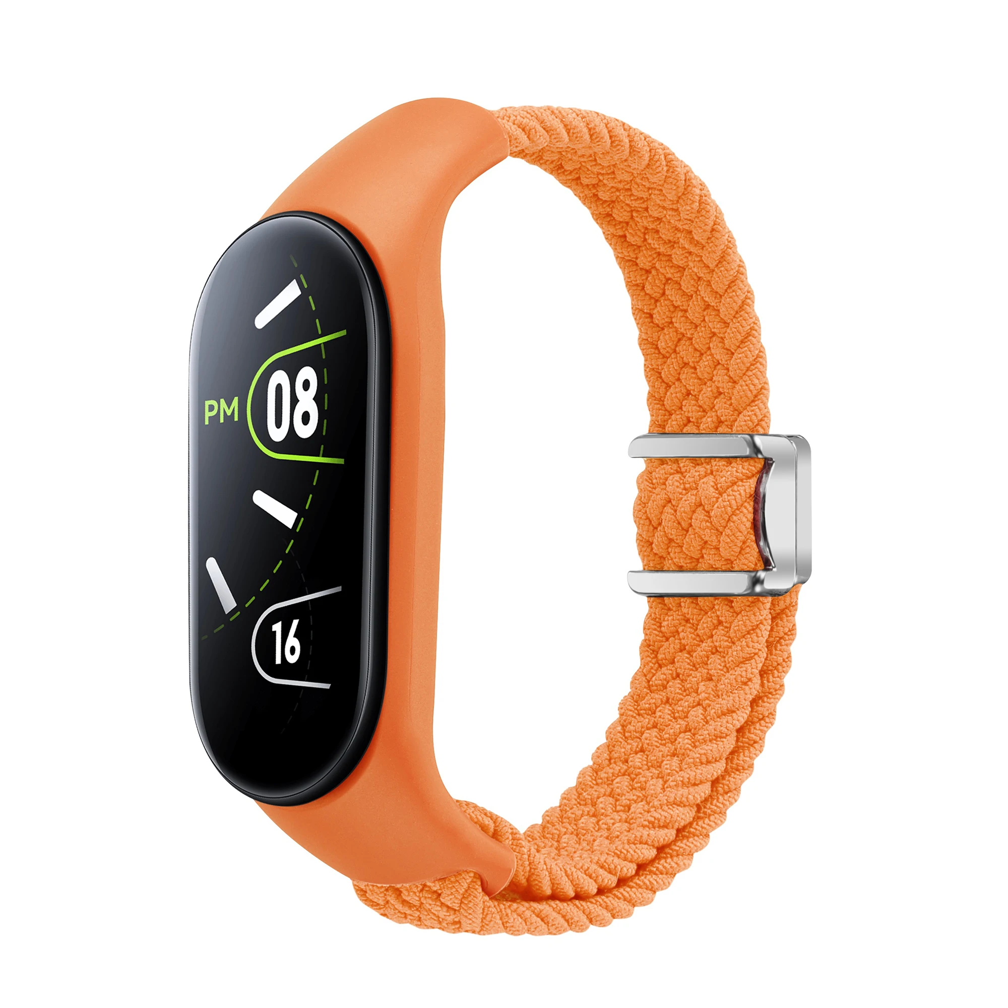 WatchStrap Band For Xiaomi mi band 8 7 6 5 WristStrap Bracelet Wristband For Miband 4 3 Strap Braided Nylon Elastic Adjustable