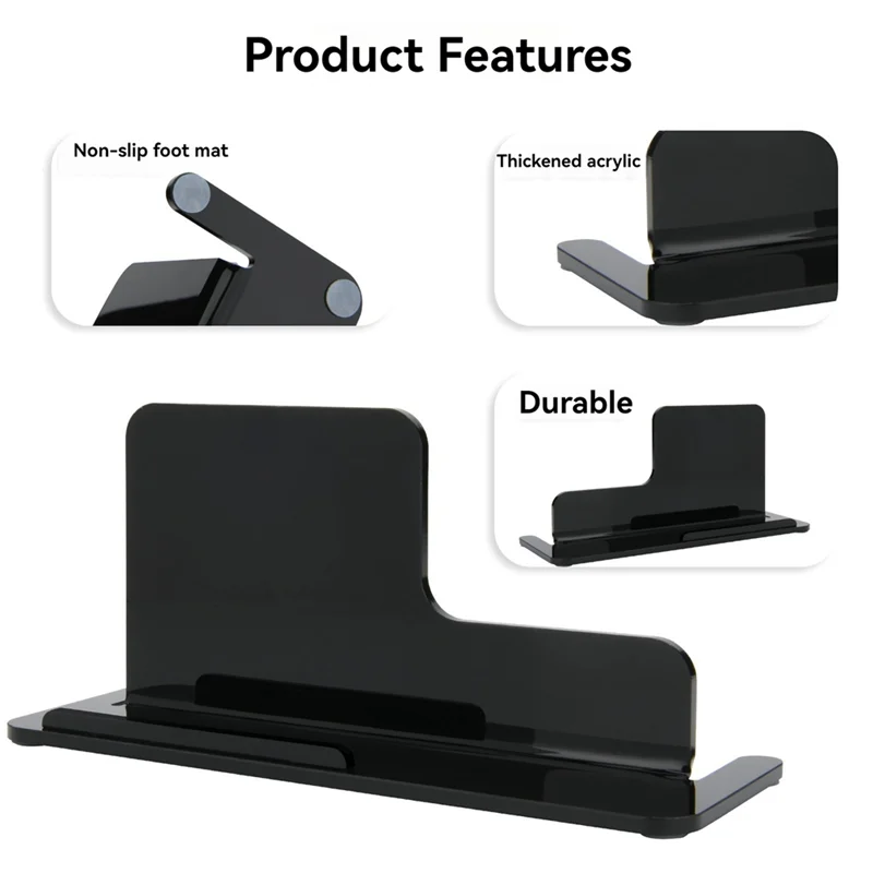 Base da tavolo universale per telefono cellulare Base da tavolo per cuffie in acrilico per cuffie Bluetooth wireless TWS-X64A