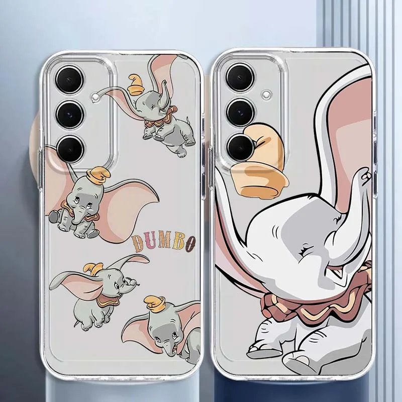 

Disney Dumbo Cartoon Phone Case For Samsung Galaxy A73 A72 A71 A55 A54 A53 A52 A51 A33 A25 A22 A15 A14 A05 TPU Transparent