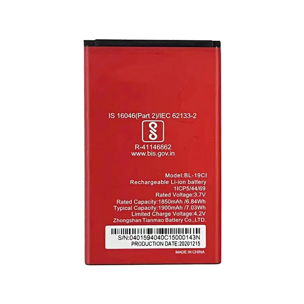 New original battery 1900mAh BL-19CI battery For itel it5232 it2590 BL 19CI mobile phone Batteries Batteria