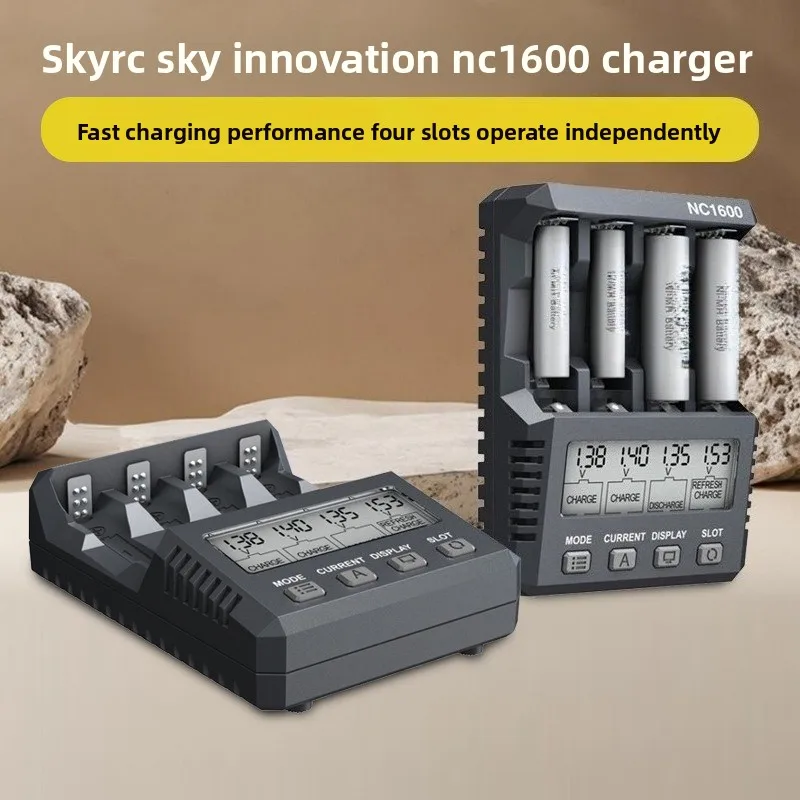 ELEC NC1600 Smart Charger 4-Slots 15W for AA/AAA NiMH/NiCD 3000mAh