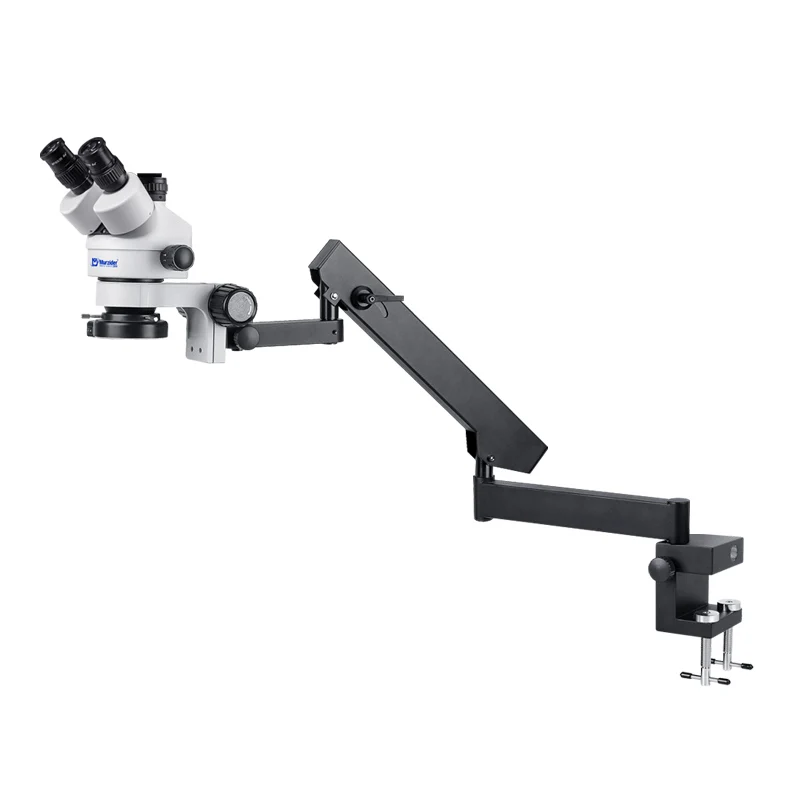 

MSD205-A Stereo Microscope Series Rocker Arm Holder Clip On Table Rocker Arm Microscopes