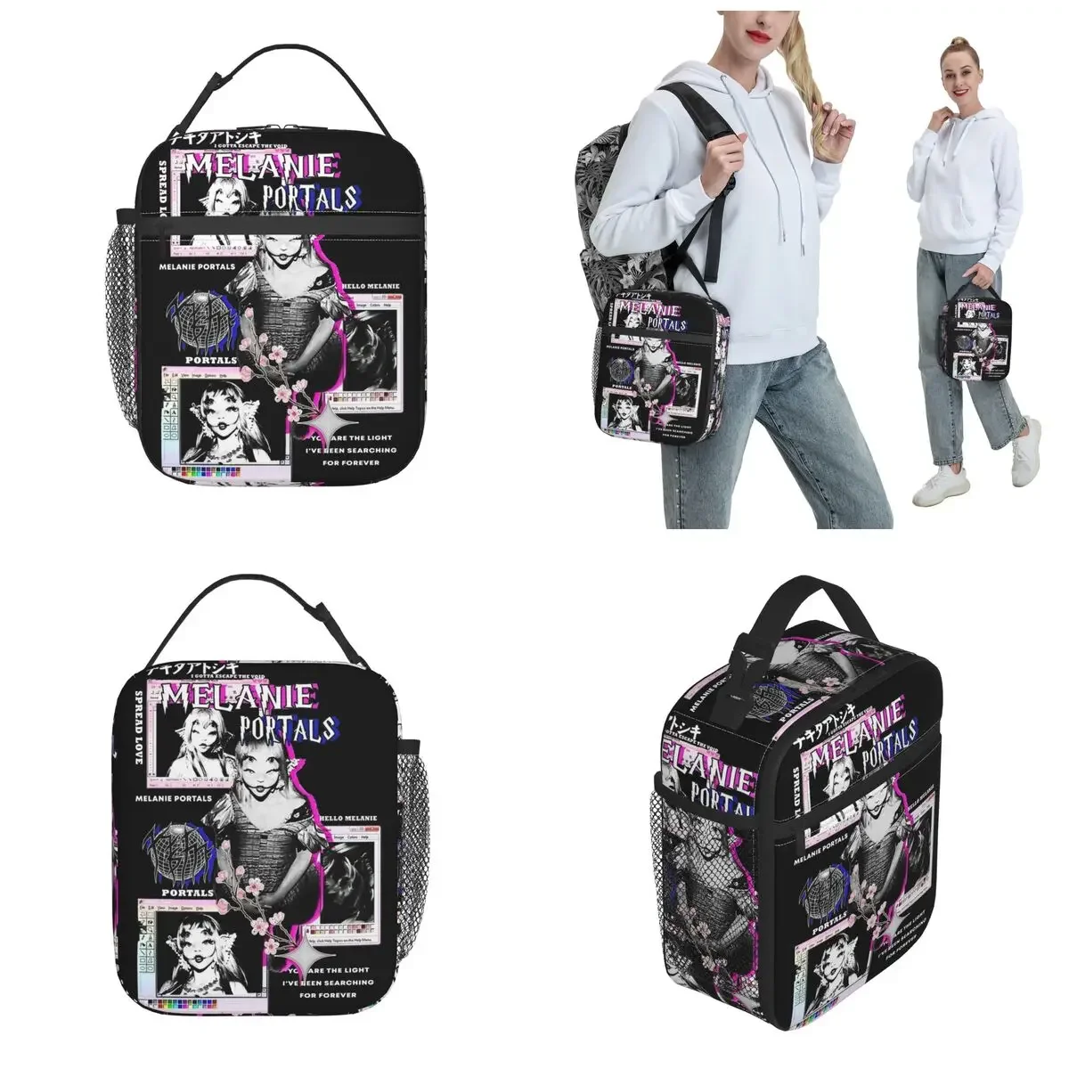 Melanie Portals Thermal Insulated Lunch Bag for Work Melanie Martinez Artist Container Bag Men Women Thermal Cooler Lunch Box