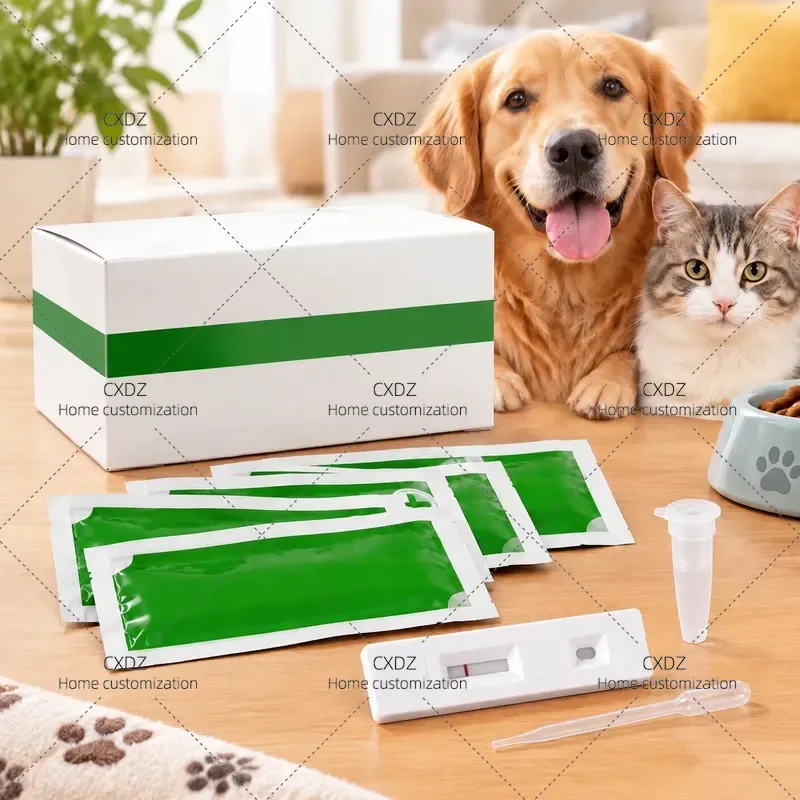 Small Test Strip for Canine Distemper Virus Parvovirus Coronavirus CDV CPV CCV Rapid Detection Kit Pet Health Screening Tool