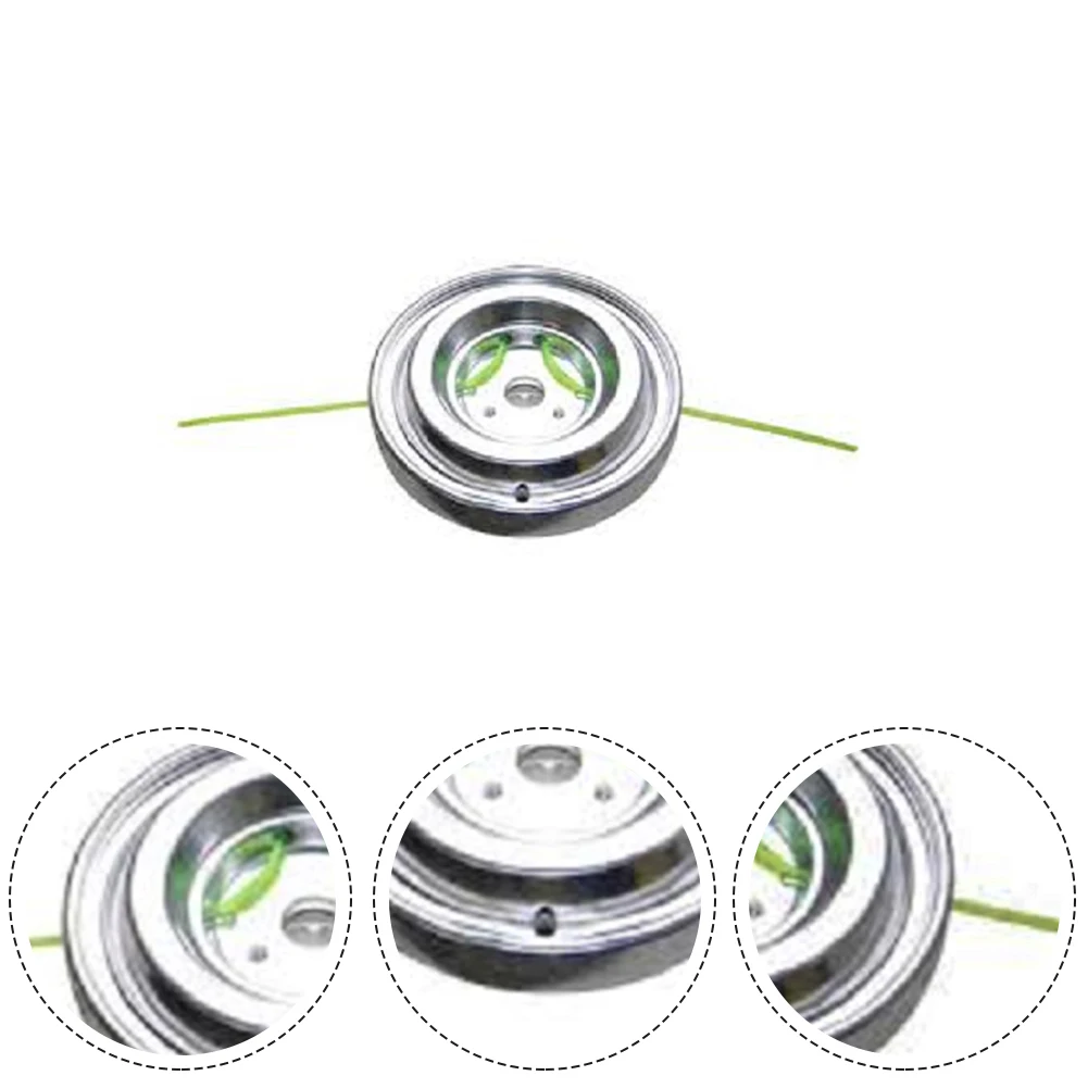 1pc Trimmer kopf Universal Brush cutter Line Ersatz kopf Aluminium legierung Grass ch neider Rasenmäher Garten Elektro werkzeug Teile – Detail 1