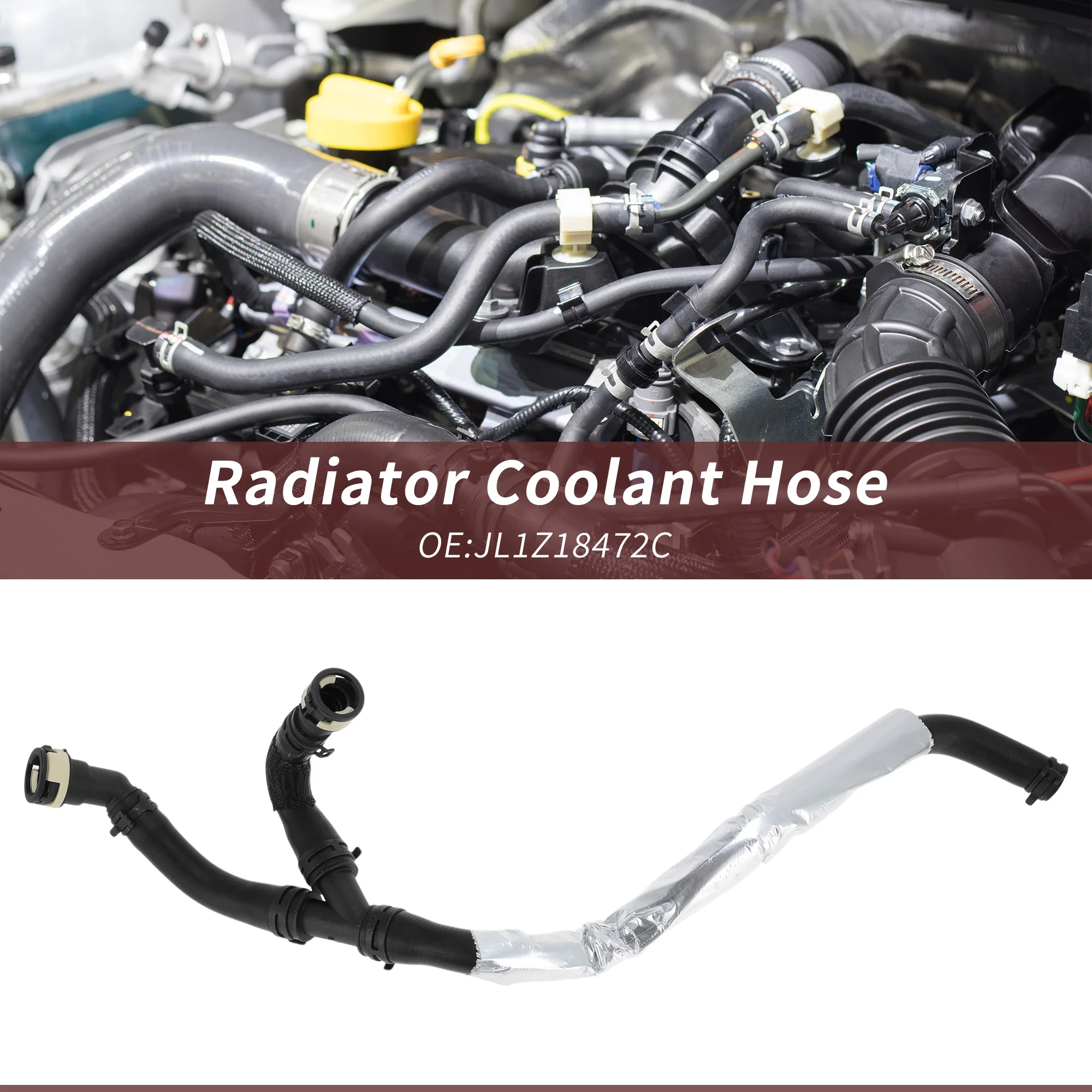 

UXCELL No JL1Z18472C Выпускной шланг для нагревателя HVAC для Ford Expedition 2018-2021 гг.