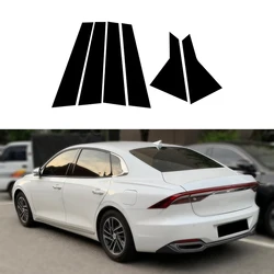 Fit For Hyundai Azera Grandeur 2018 2019 2020 2021 Car Window Door Pillar Posts Trim Cover Sticker Decal Exterior Decoration