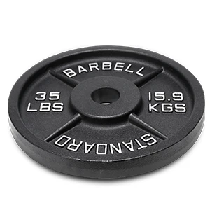 Equipments Free Weight lifting 45lb 50mm cast iron Weight plates for sale