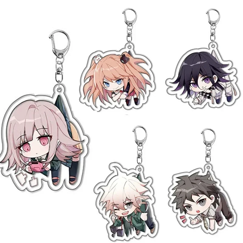 Danganronpa Doppelseitiger Acryl-Schlüsselanhänger Fan-Kollektion Anime-Spielfiguren Nanami ChiaKi Nagito Komaeda Anhänger Niedlicher Schmuckanhänger