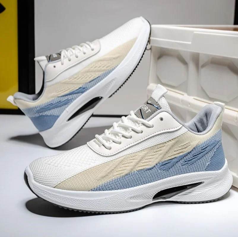 

Мужская обувь. Повседневные легкие нескользящие модные кроссовки. Дышащие кроссовки. Мужские теннисные туфли для прогулок на открытом воздухе.