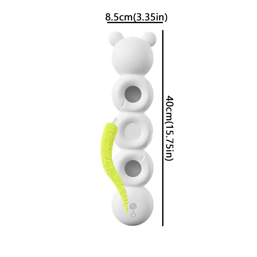 FurStarUSB Rechargeable Intelligent Sensor Cat Toy With Tail Scratch Resistant Interactive Cat Toy Suction Cup Automatic Cat Toy