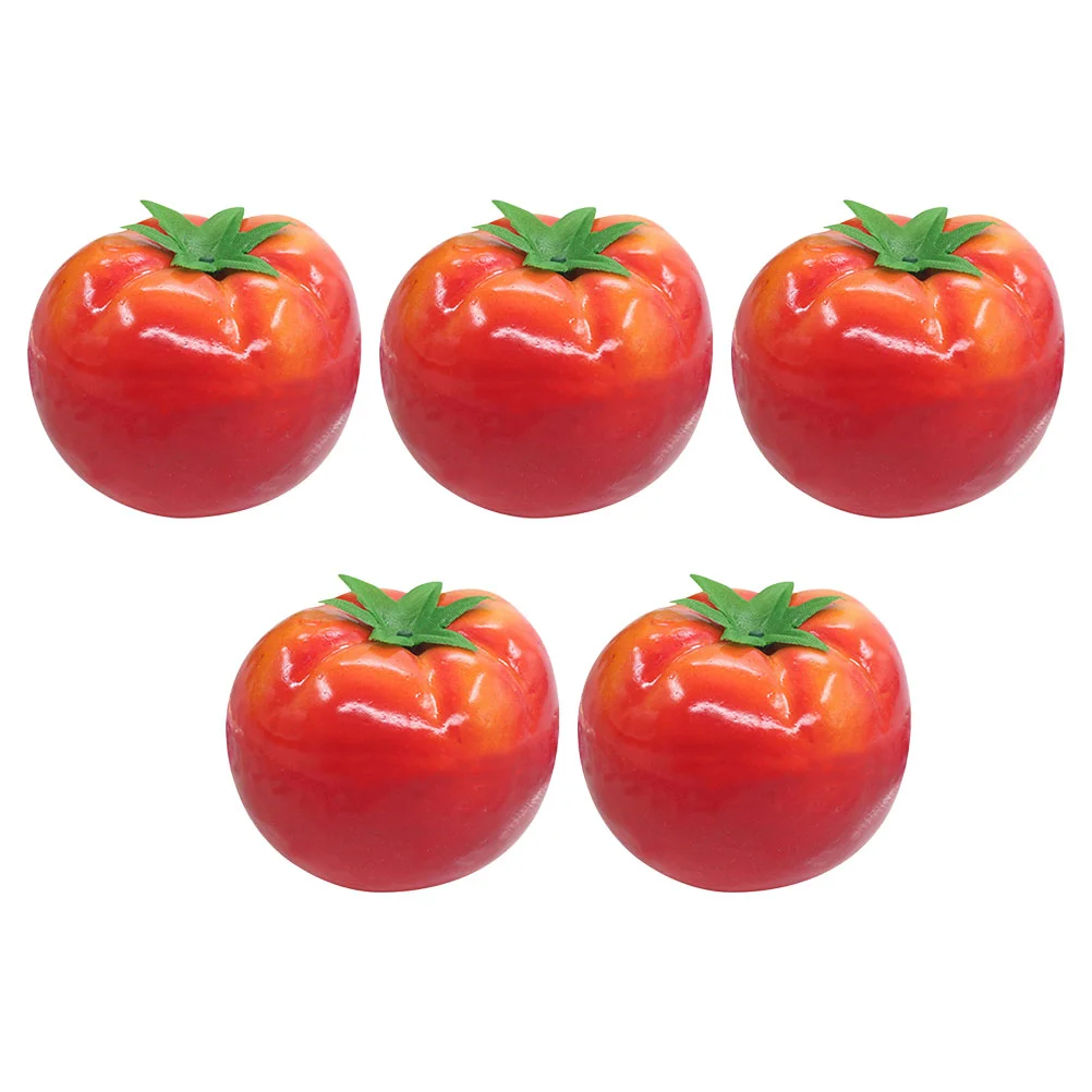 

Imitation Tomato Tomatoes Props Simulation Fake Fruit Figurine Kitchen Model Small Photo Faux Plant Plants