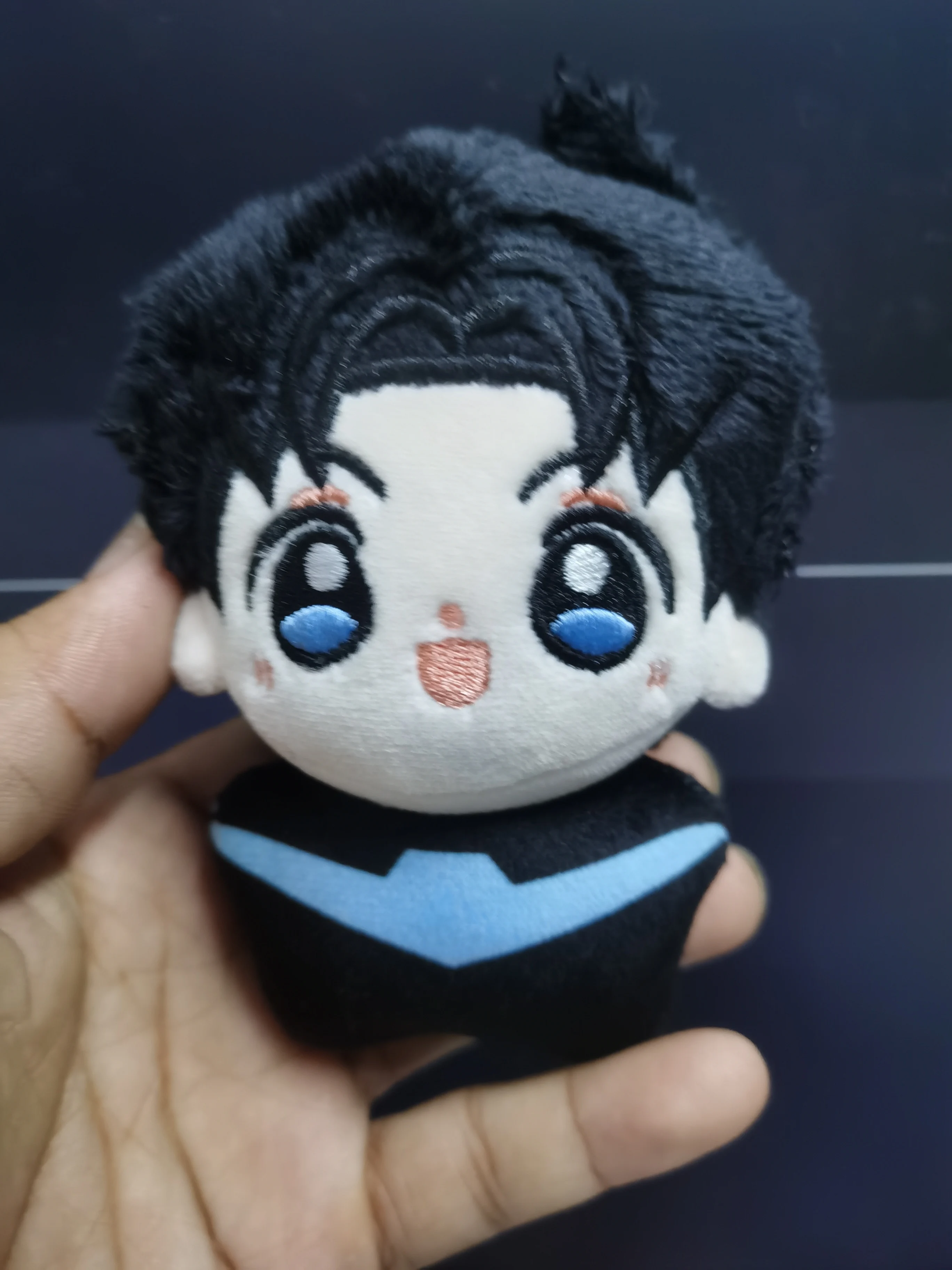 10cm Anime Grayson Todd Kawaii Cosplay Soft Cotton Doll Starfish Body Cartoon Mini Keyring Props Plushies Toy Figures Fans Gift