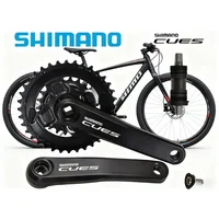 Platos y bielas Shimano CUES U4000, 170mm, doble 36-22T 40-26T, plato 2x9S 2x10S 2x11 velocidades, rueda dentada con orificio de eje cuadrado, pieza para bicicleta de montaña