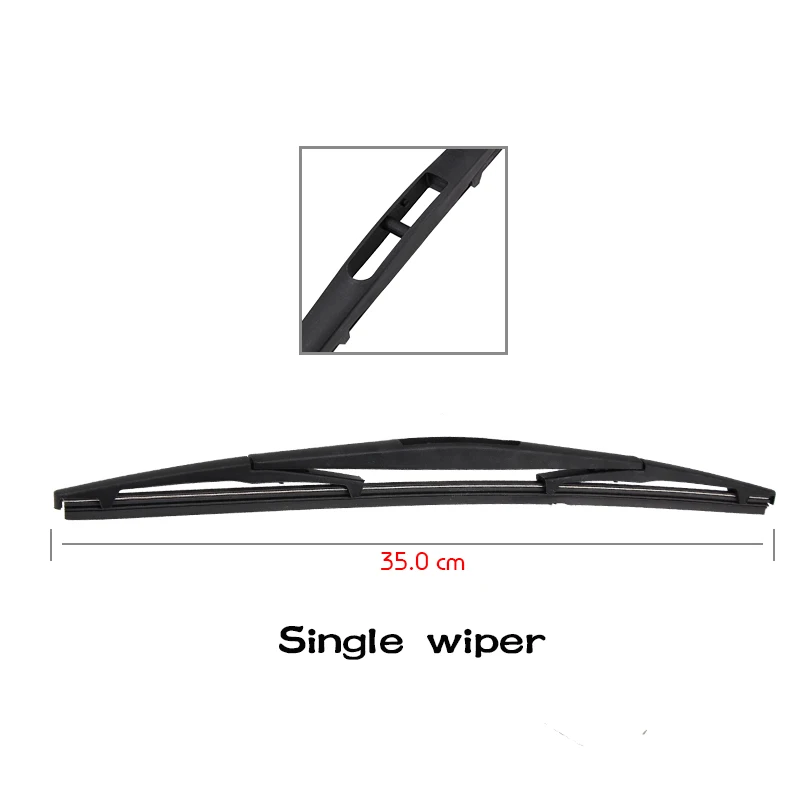 BEMOST Auto Car Rear Wiper Arm Blade Rubber For Infiniti FX37 350MM, 2007 2008 2009 2010 2011 2012 2013 2014 2015 2016 2017 2018