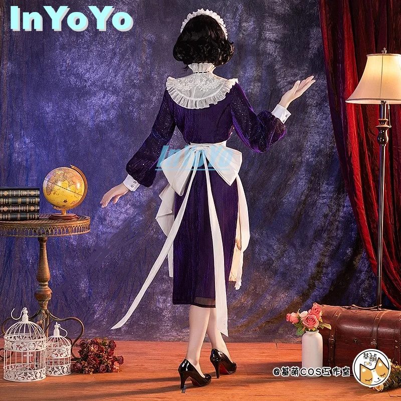 InYoYo Tuesday Christine Cosplay Reverse:1999 Costume Game Suit Anime Party Maid Dress Uniform Hallowen Outfit Women Play Role C