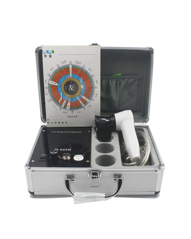 Analizador ocular Digital portátil JYTOP, sistema de prueba de enfoque automático, cámara de iridología, iriscopio ocular 802B