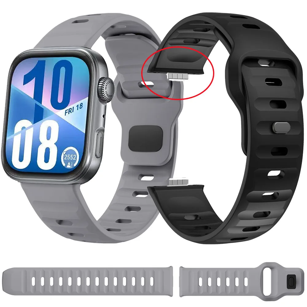 

Silicone Watchband for Huawei Watch Fit 4 Pro/4/3 Comfortable Replaceable Bracelet for Huawei Watch Fit 4 Pro/Fit 4 Strap Correa