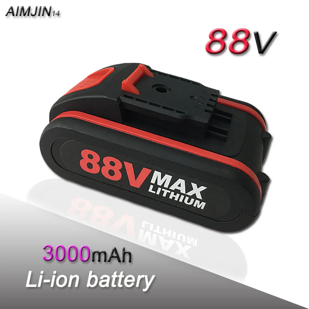 

88V 3000mAh/3.0Ah Lithium-ion Battery Suitable For Replacing The Battery Of Wex Electric Tools And Chainsaws