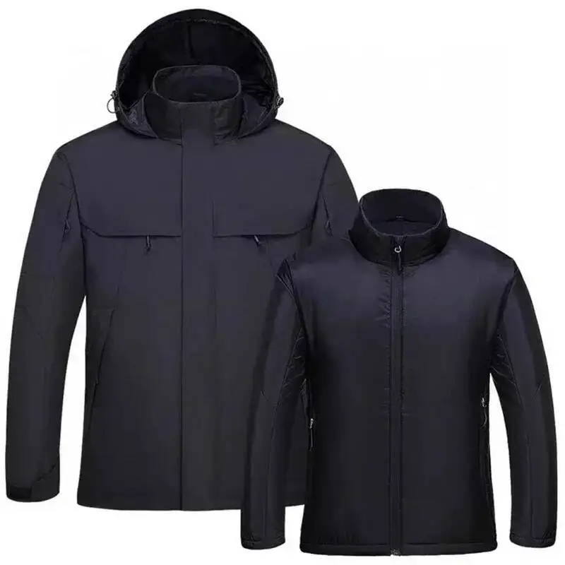

Autumn Winter Warm In Tactical Jacket Detachable Two Piece Set Windproof Waterproof Outdoor Hiking Military Windbreaker Coat