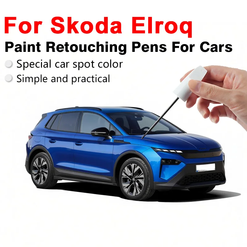 For Skoda Elroq Scratch Repair Pen Waterproof Fade Resistant Restores Paint Color Covers Small Scratches Easily