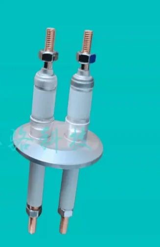 Vacuum Flange Brazed Ceramic High-voltage Insulating Sealing Parts, Conductive Columns, Electrode Cores Customized CF35KF40CF16