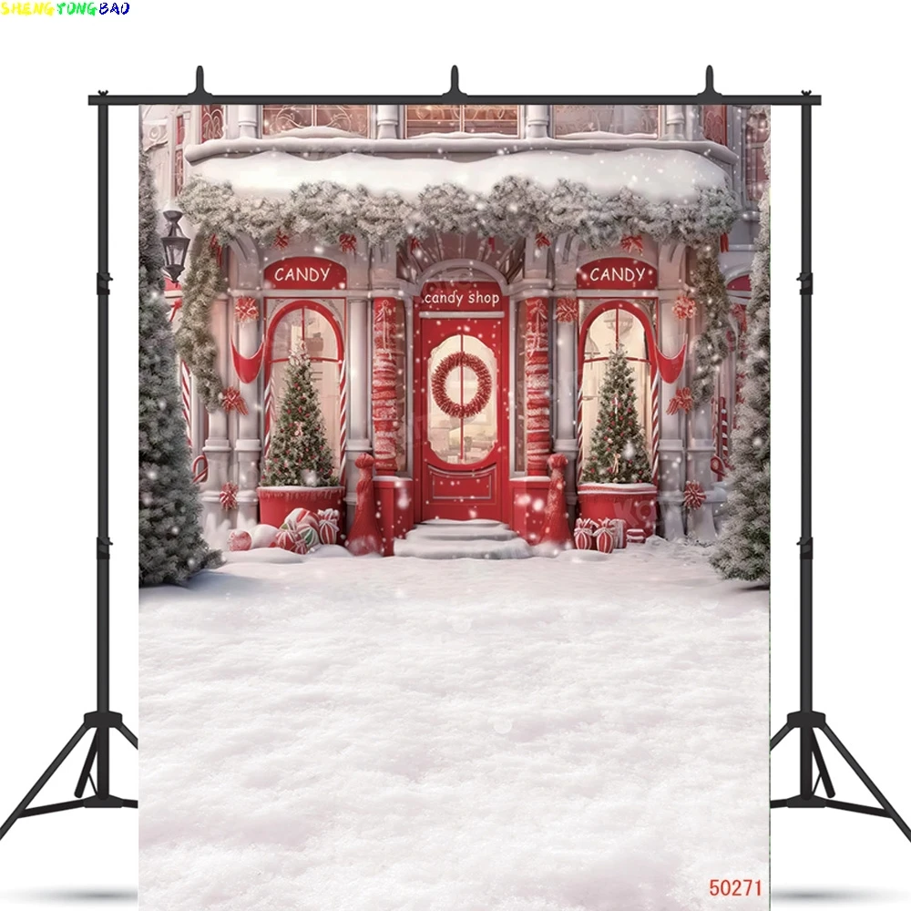 

Vinyl Custom Christmas Theme Photography Background Props Pine Tree Family Festival Backdrops For Photo Studio ZM-08