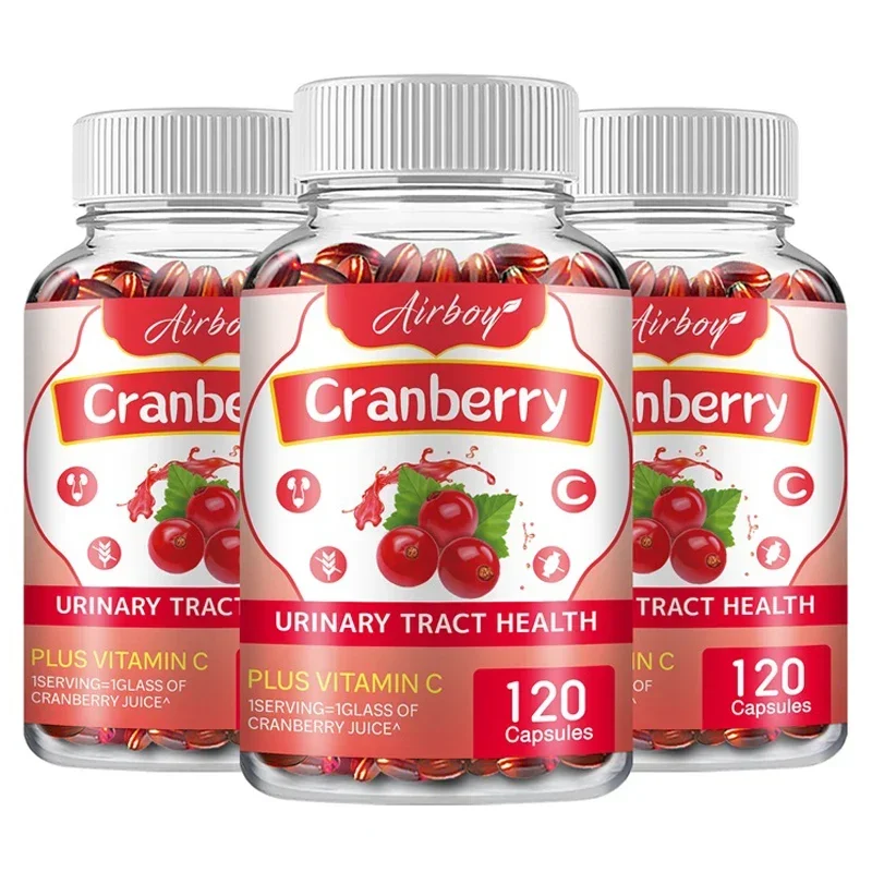 كبسولات التوت البري - تساعد على تنظيف وحماية المسالك البولية وصحة المثانة ومكمل مضاد للأكسدة