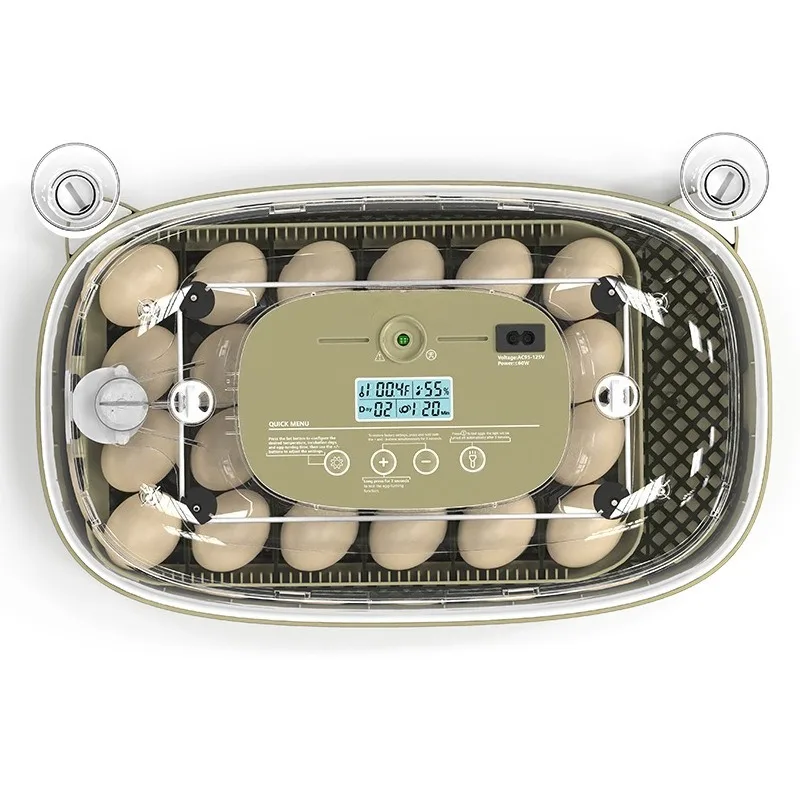 24 poultry egg incubators, chick hatching equipment, domestic breeding incubators