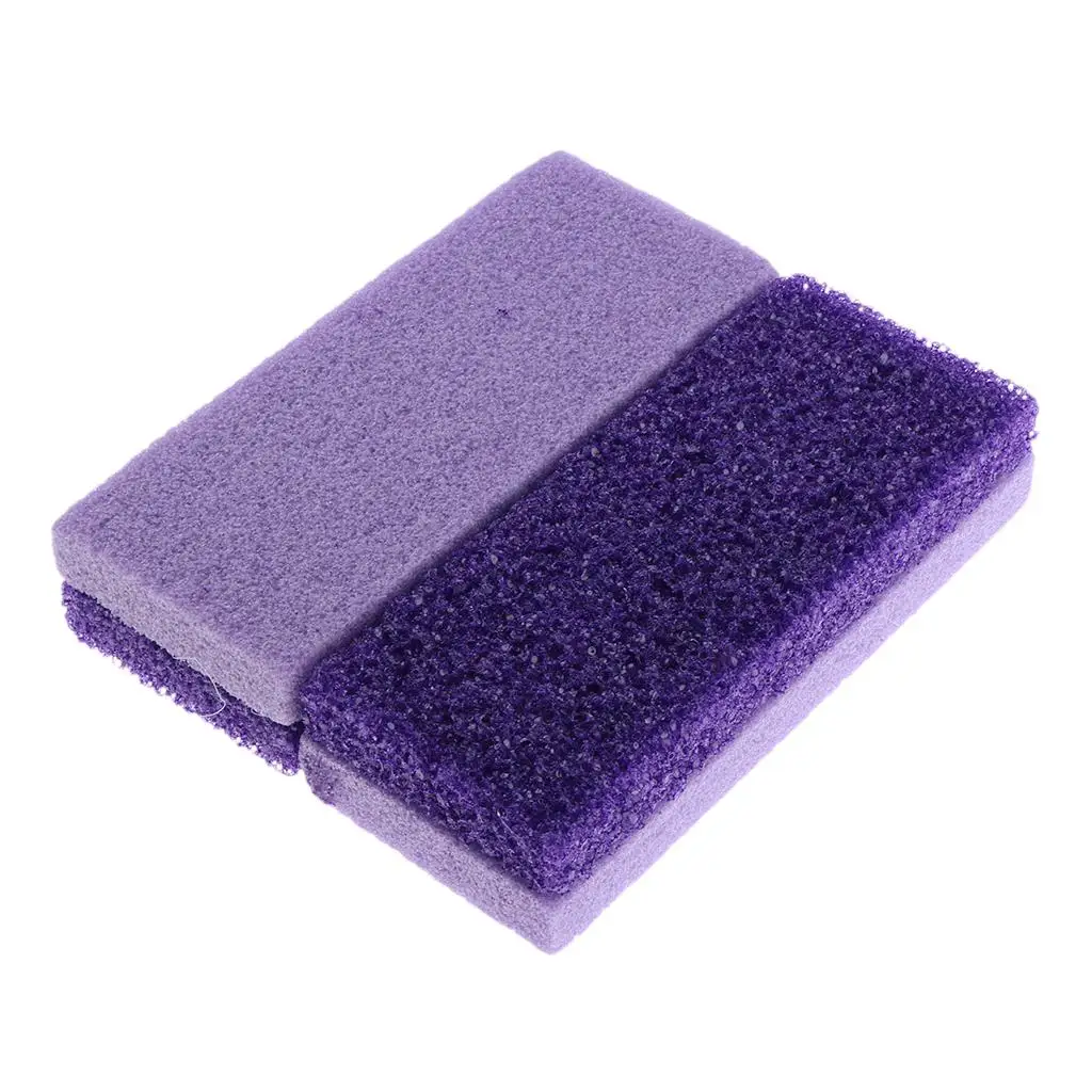 2pcs Natural Foot Callus Remover Exfoliating Scrubber for Dry