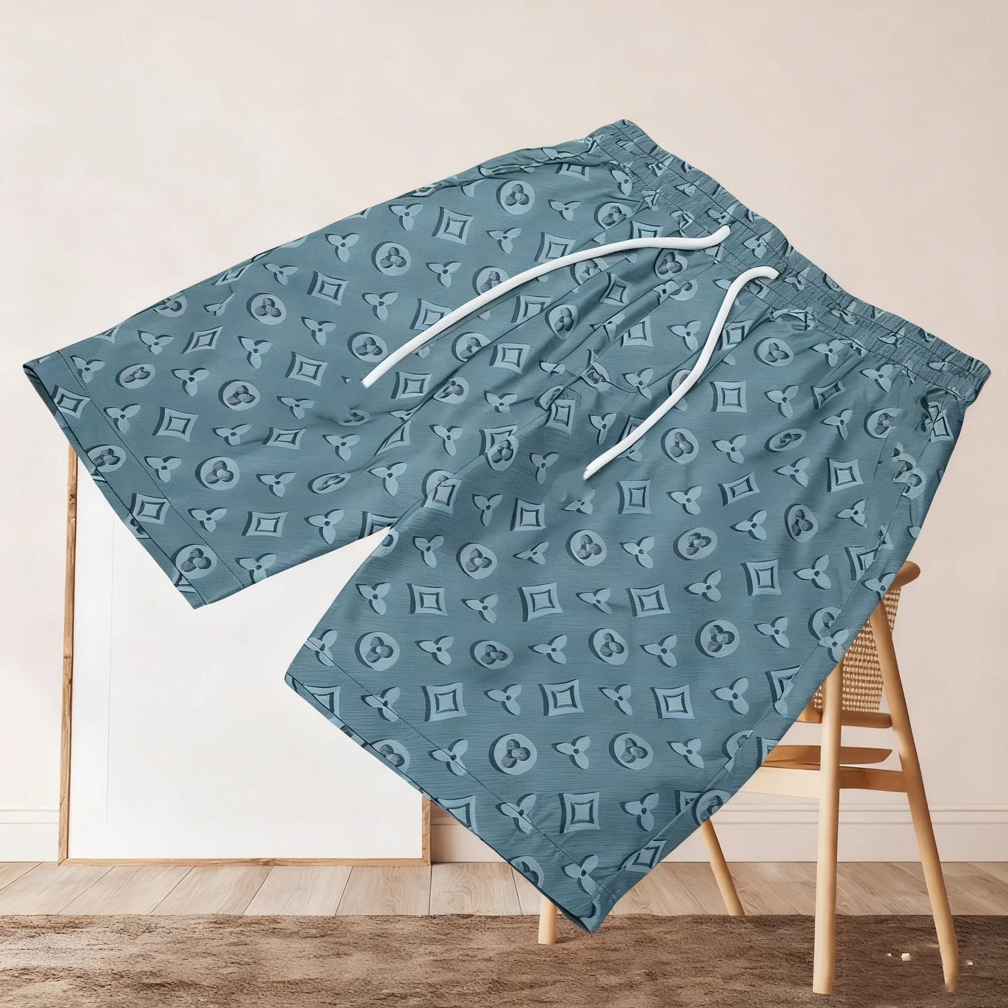 

Full Over Print Fashion Graphic Men's Quick-drying Street Casual Shorts Comfy Relaxed-Fit Training Fitness Swim Moto