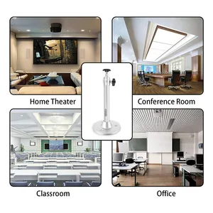 Salange Mini Projector Wall Assembly Support Ceiling Support for Yg300 J15 P62 Mini Led DLP Projector DV Camera Safety Main Sales Support Projector Ceiling - №4