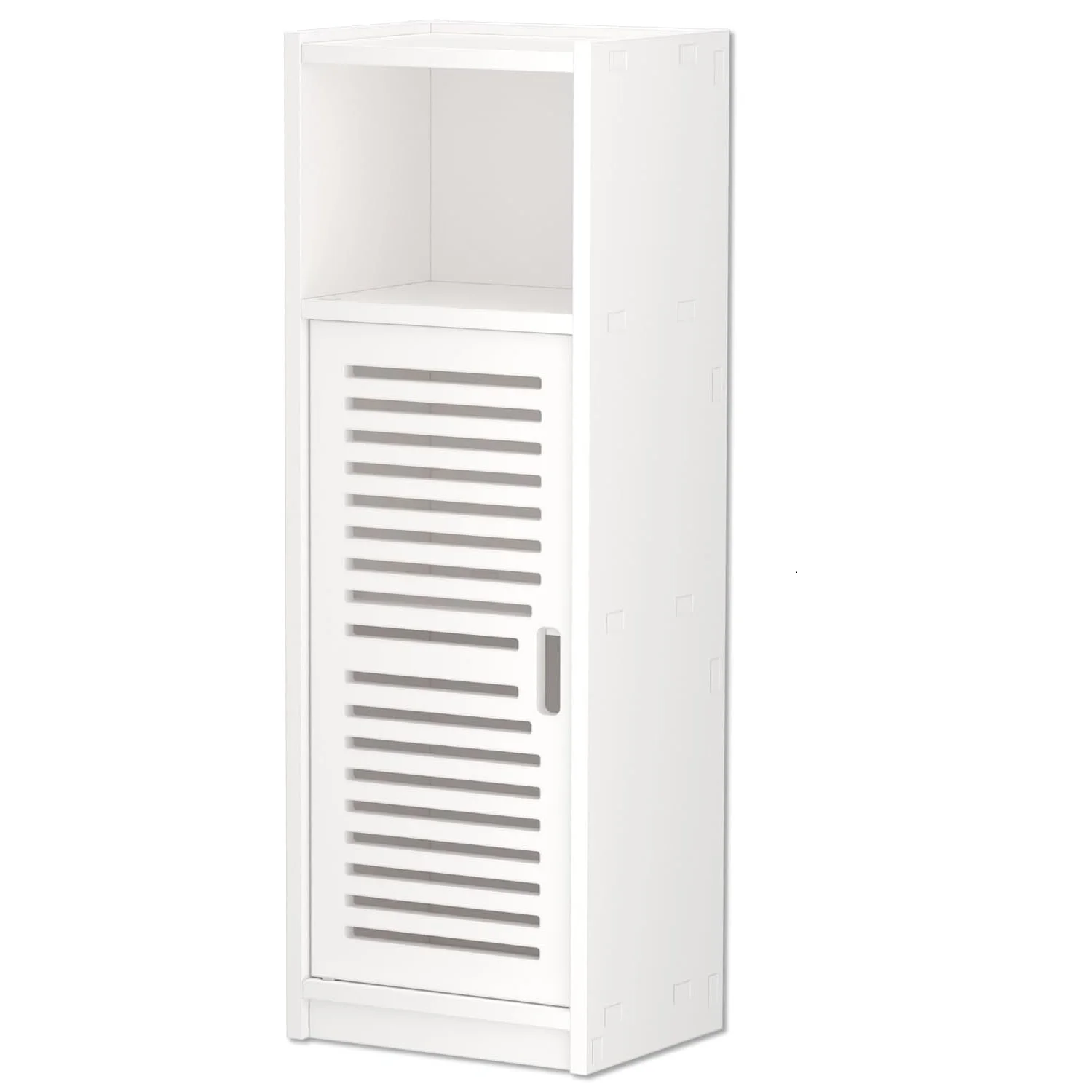 Badezimmerschrank, Badezimmersäule, Aufbewahrungsmöbel mit Tür und Verschluss, Badezimmermöbel, wasserdicht für Wohnzimmer, Schlafzimmer, Küche usw.