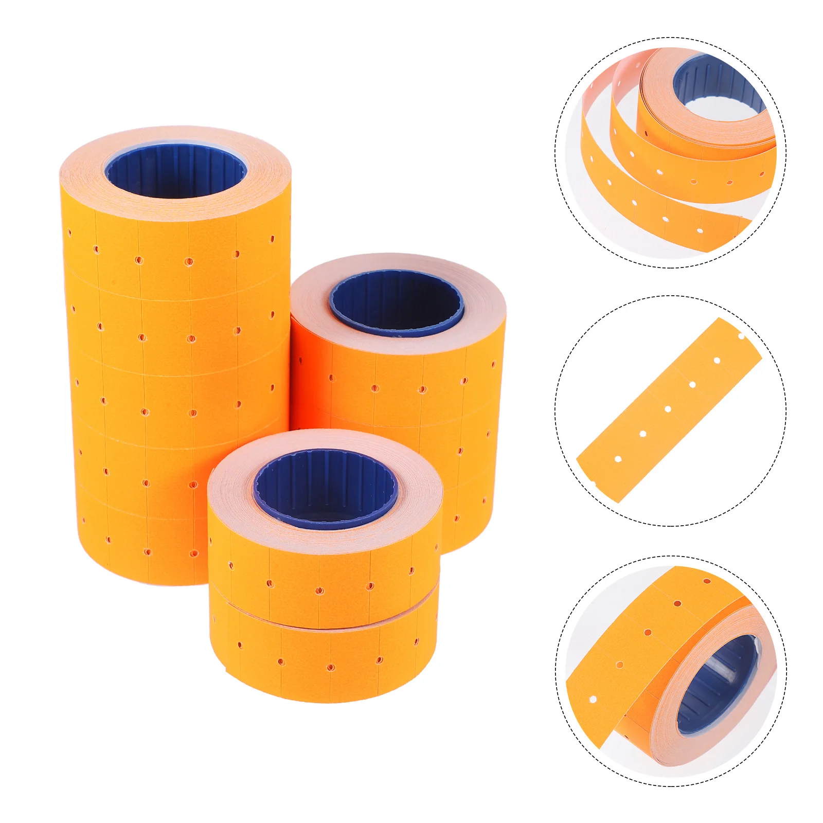 

Price Tag Sticker Sale Stickers for Retail Store Label Paper Adhesive Small Labeling Empty Orange Tiny Labels Pricing Business