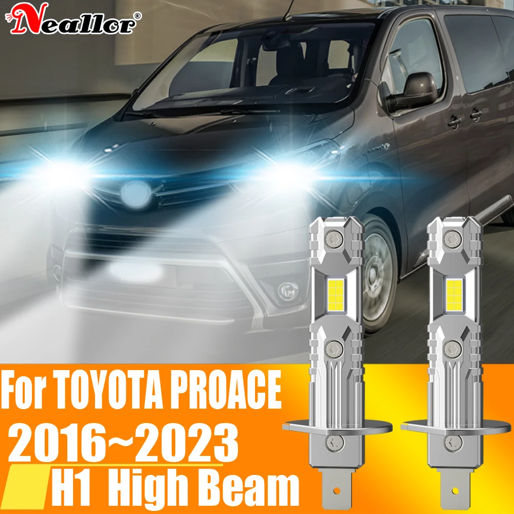 H1 Led Light Canbus Bulb Car Headlight High Power Auto Fog Diode Moto Driving Running Lamp 12V 55W For TOYOTA PROACE 2016~2023