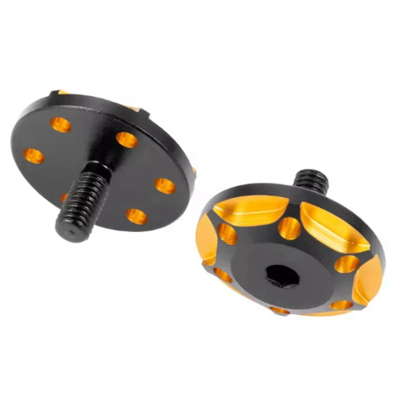 Momo 2 peças de metal m3 parafusos de fixação de junta de asa traseira para 1/8/1/10 rc carro atualização peças acessórios