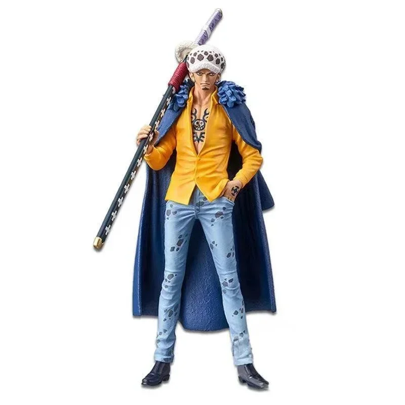 18CM Japanese Anime Figure One Piece DXF Wano Country Trafalgar Law PVC Collection Model Dolls Toy