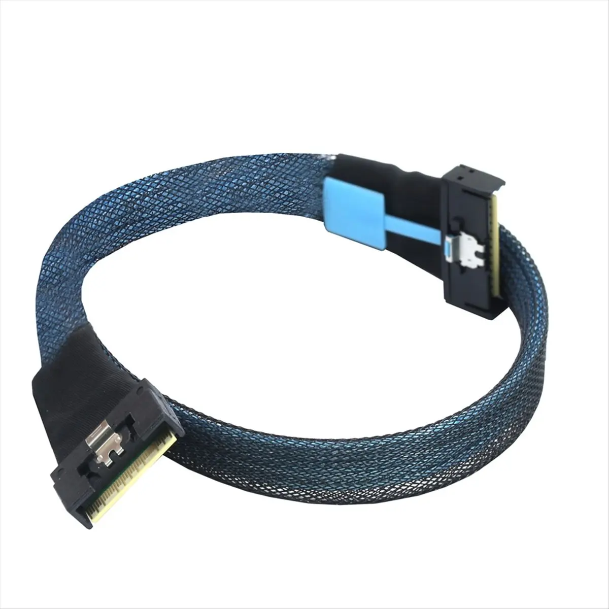 A72Z Anti- Insertion PCIe MCIO 5.0 8I to Slimline SAS 4.0 SFF-8654 8i 74P PCI-E Adapter Cable 80cm
