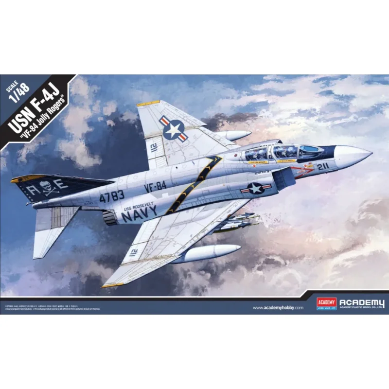 Academy  1/48 assembly model 12305 F-4J VF-84 JOLLY ROGERS -Aircraft Model Kit