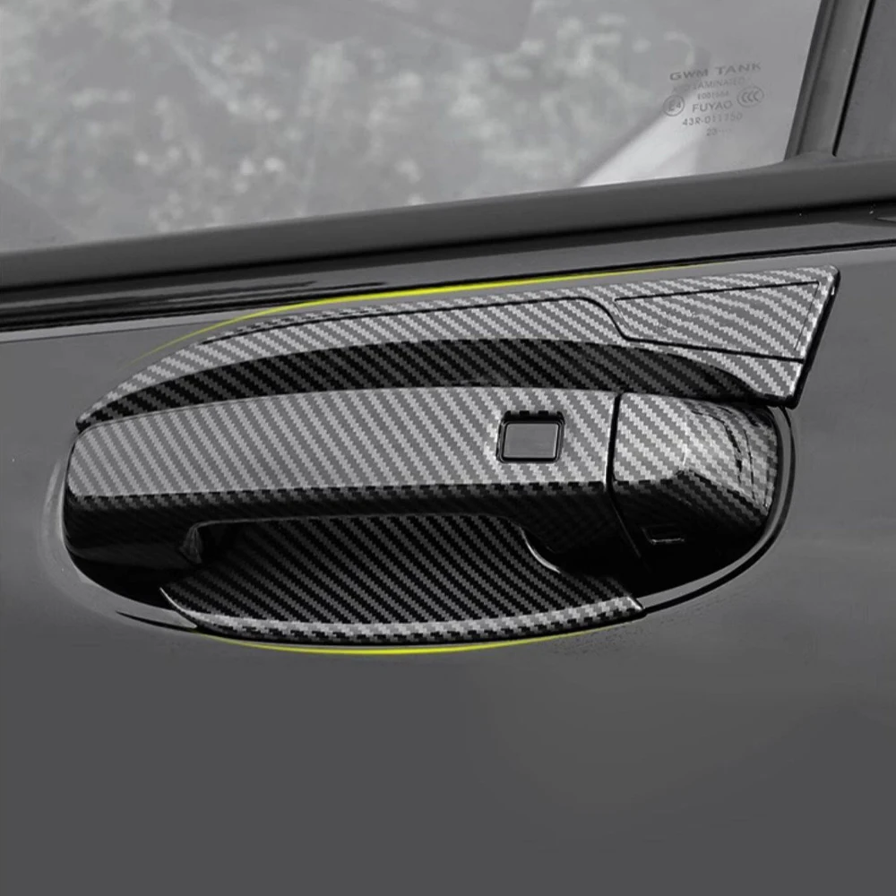 

For Tank 400 2024 2025 2026 Car Door Handle Cover Protective Accessories Anti-Scratch Trim Auto Exterior Decoration Stickers