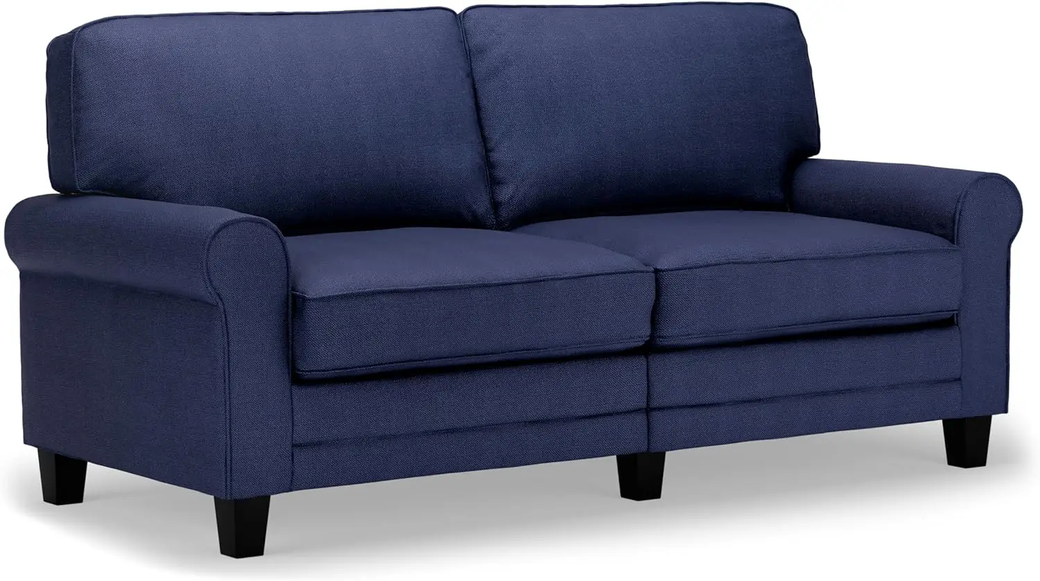 

Easy Care Polyester, Soft Pillow Back, Pocket Coil Seat Cushions, Removable Covers, Loveseat or Couch for mall Spaces