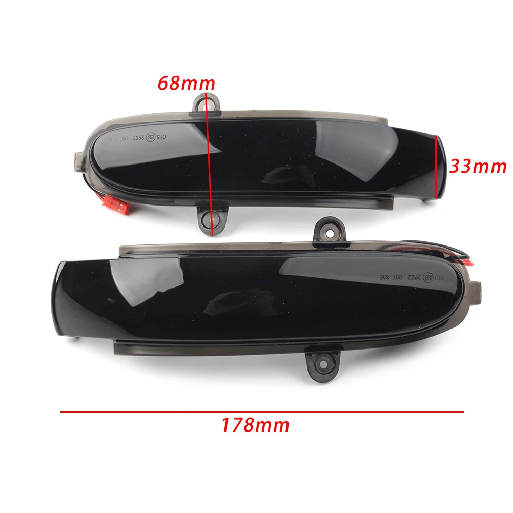 1Pair Car LED Mirror Lamp Dynamic Turn Signal Light For Mercedes Benz C Class W203 S203 CL203 2001 2002 2003 2004 2005 2006 2007